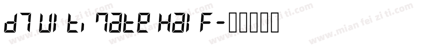 D7 Ultimate Half字体转换
